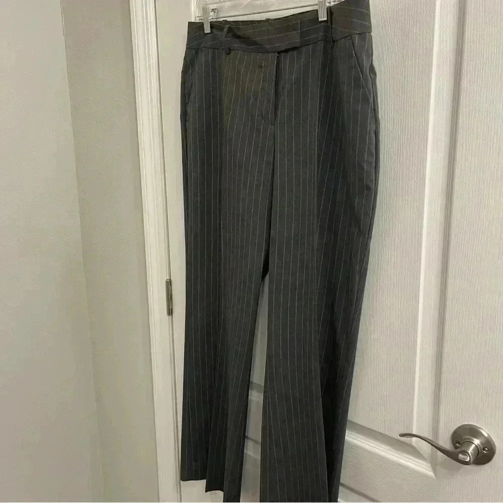 Worthington Gray Pin Stripe Dress Pants - Picture 3 of 12